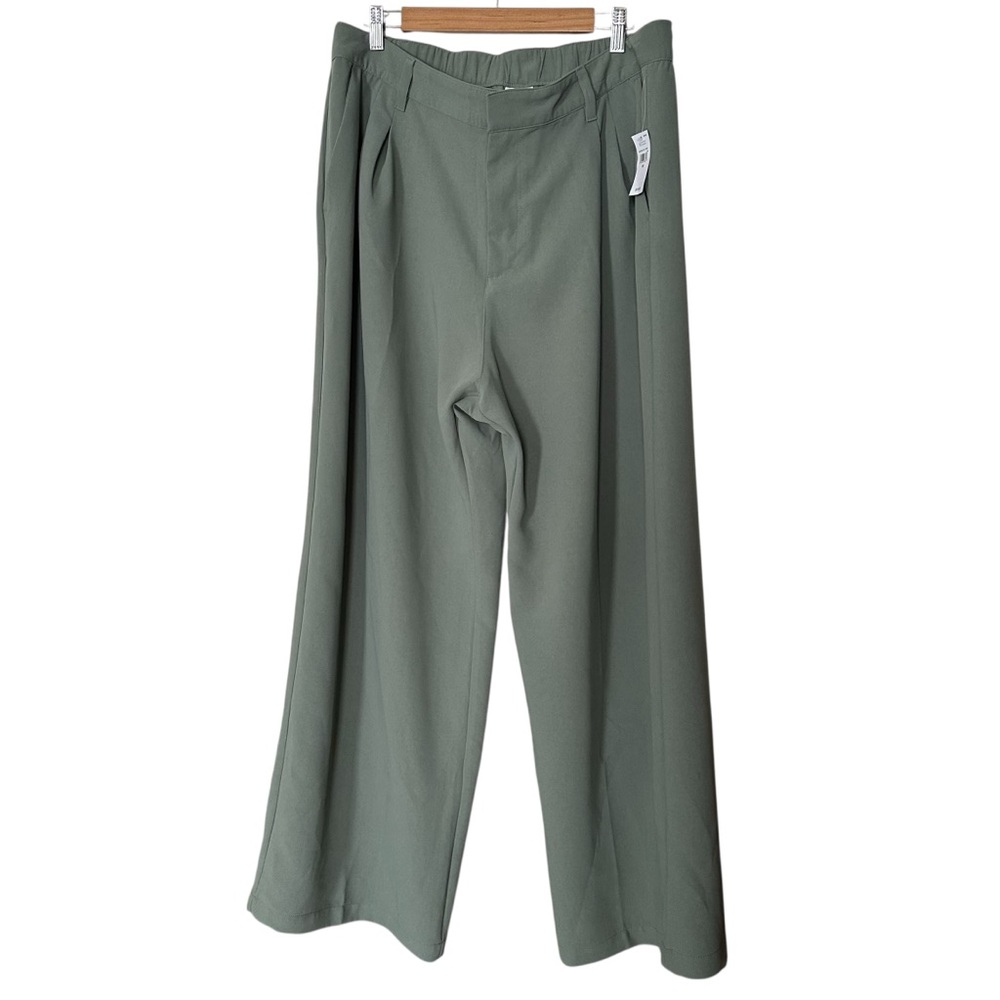 New GAP Easy Crepe Trouser Pants Sz 18 High Rise Front Pleat Office Business